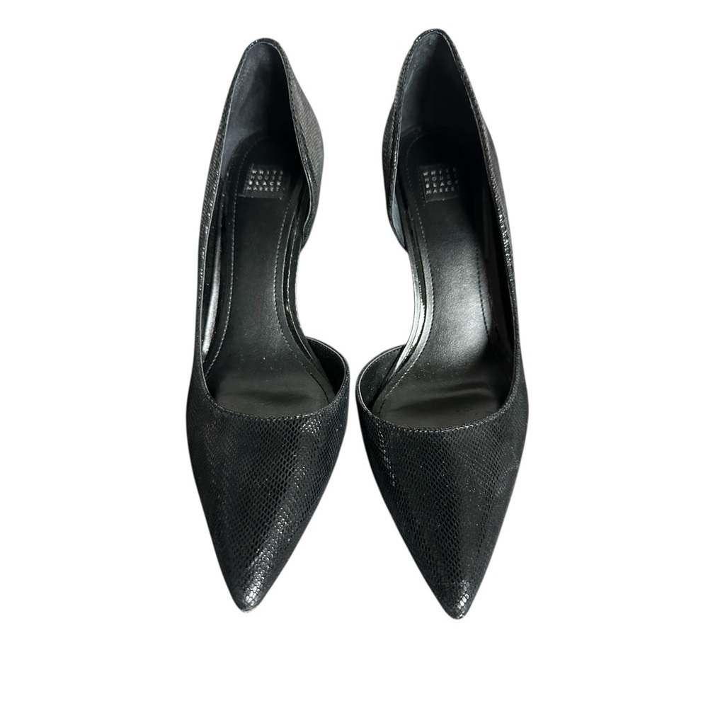 White House, Black market Black Pointed Toe Women's Shoes